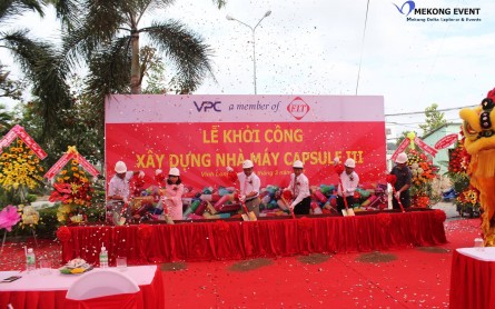 LỄ KHỞI CÔNG XÂY DỰNG NHÀ MÁY CAPSULE III – CÔNG TY CỔ PHẦN DƯỢC PHẨM CỬU LONG